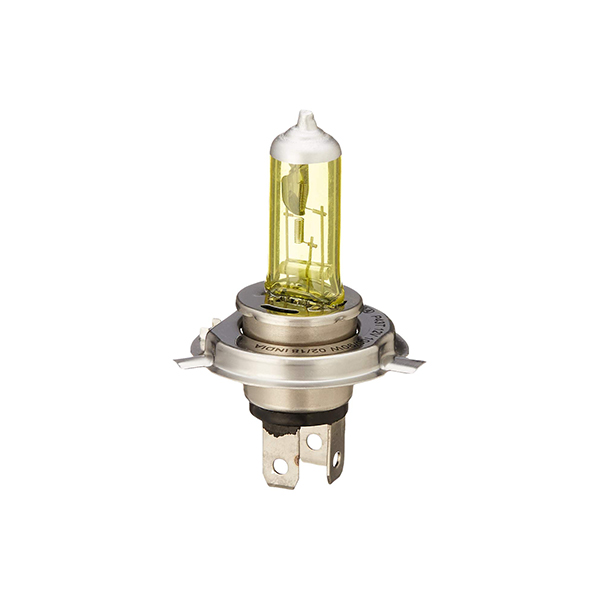 Uno Minda H4-5034 H4 12V 100/90W YELLOW--HEAD LIGHT ALL WEATHER HALOGEN BulbQuartz Glass